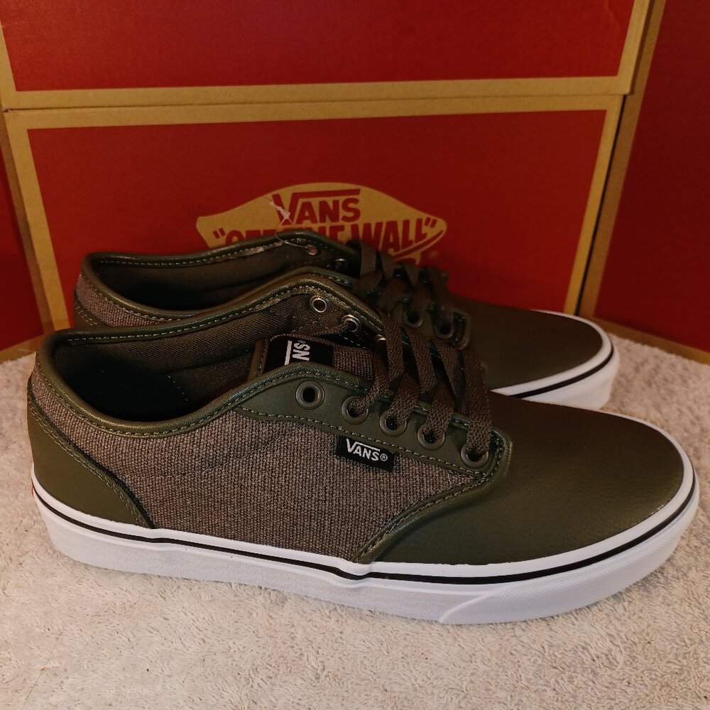 Vans Men's 7/Women's 8.5 Atwood Grape Leaf Denim/Leather